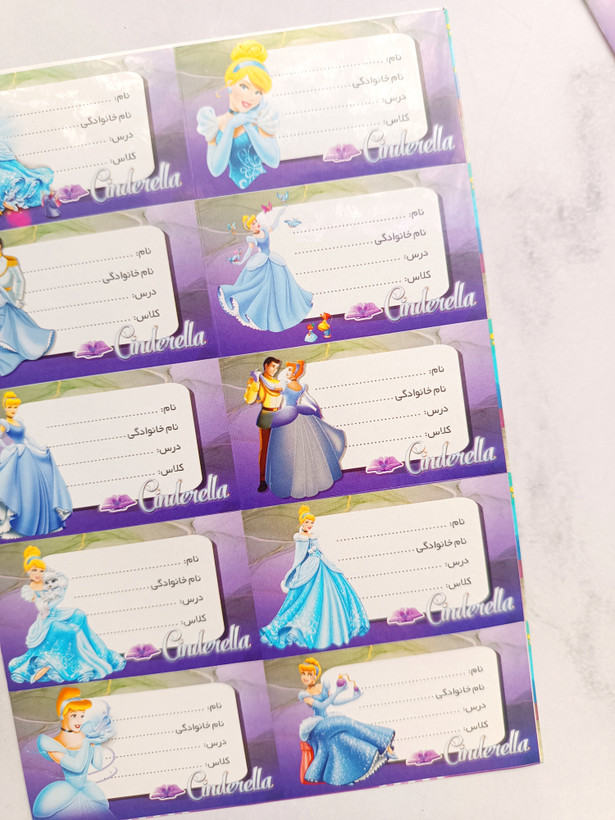 برچسب اسم و مشخصات فانتزی ( ۱۰ عددی )