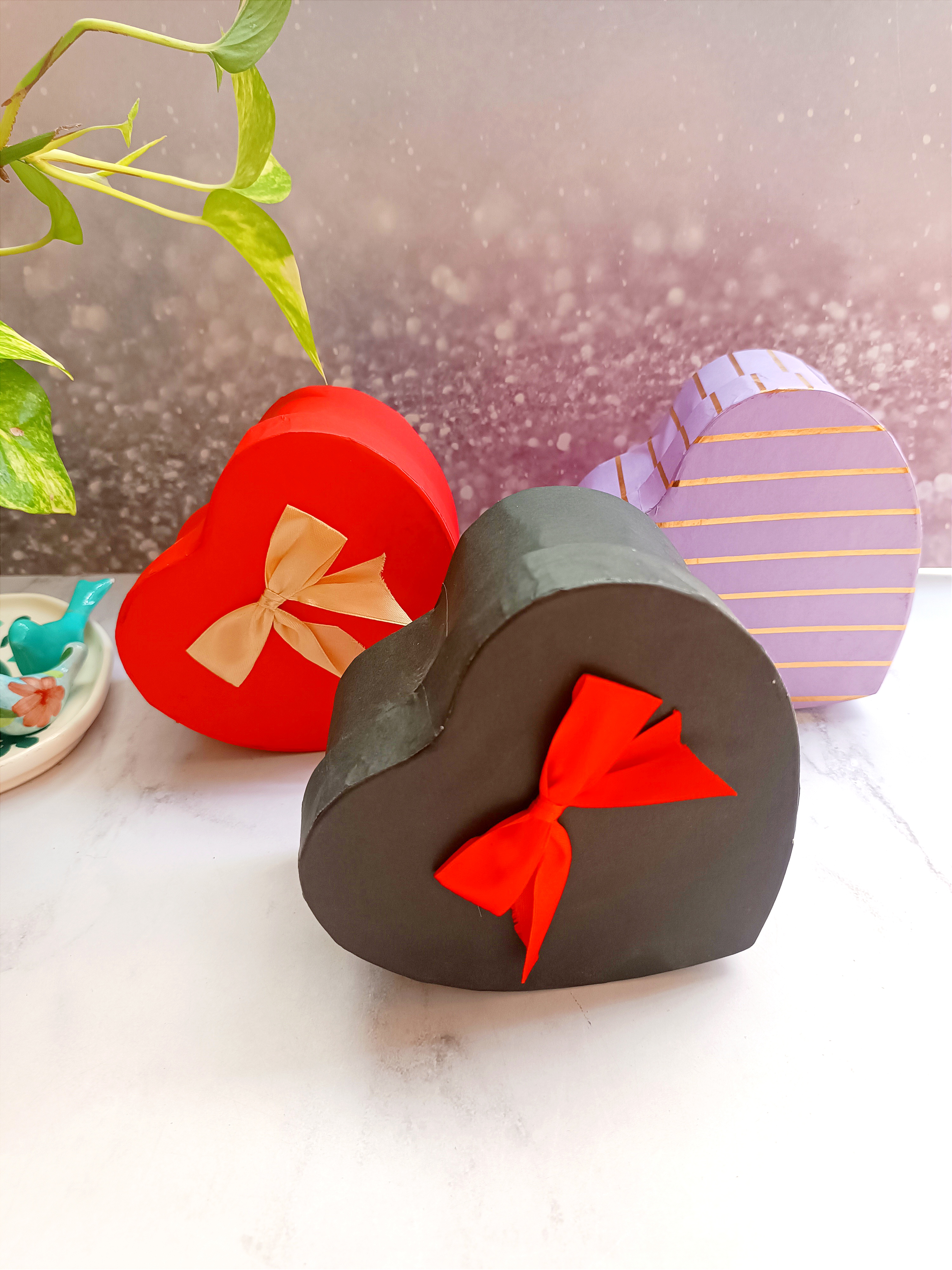 جعبه هدیه قلبی